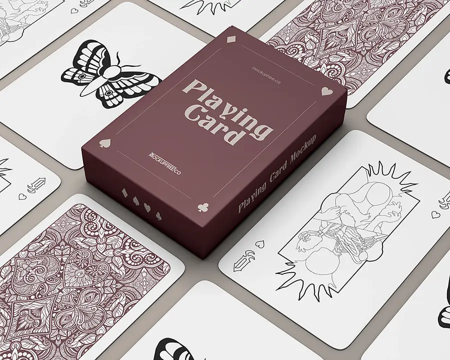 Mockup de la carte de jeu